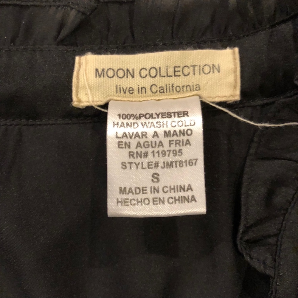 Moon Collection Ruffled Blouse, Size S - Picture 4 of 4